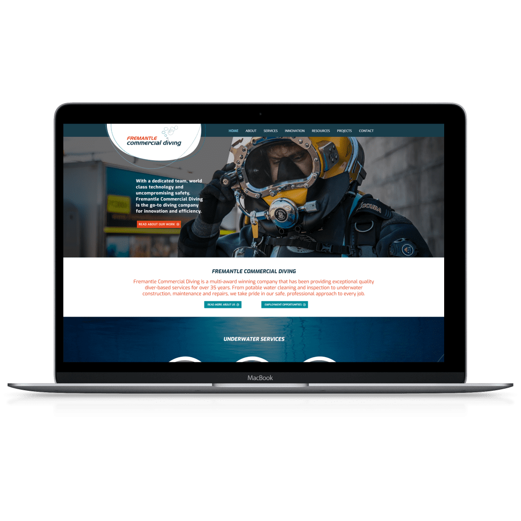 Trapdoor Media  Design Fremantle Commercial Diving